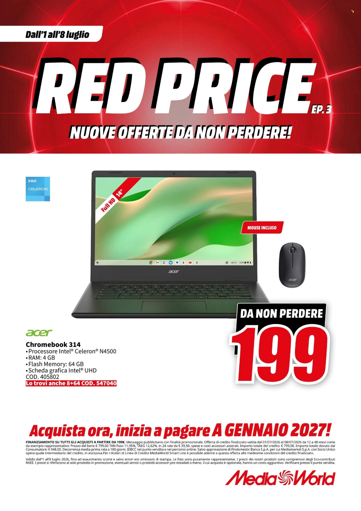 Volantino MediaWorld - 1/7/2026 - 8/7/2026. Pagina 47