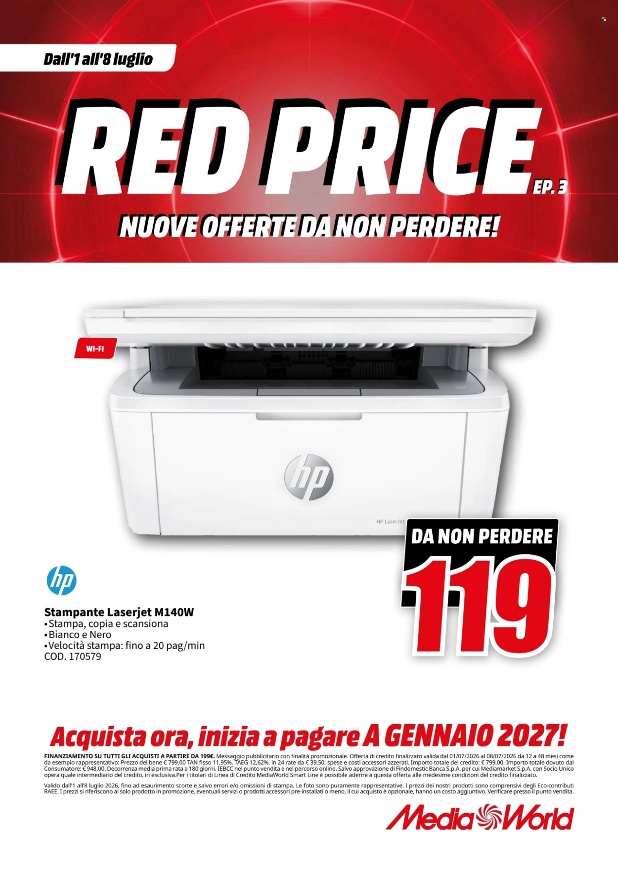 Volantino MediaWorld - 1/7/2026 - 8/7/2026. Pagina 50