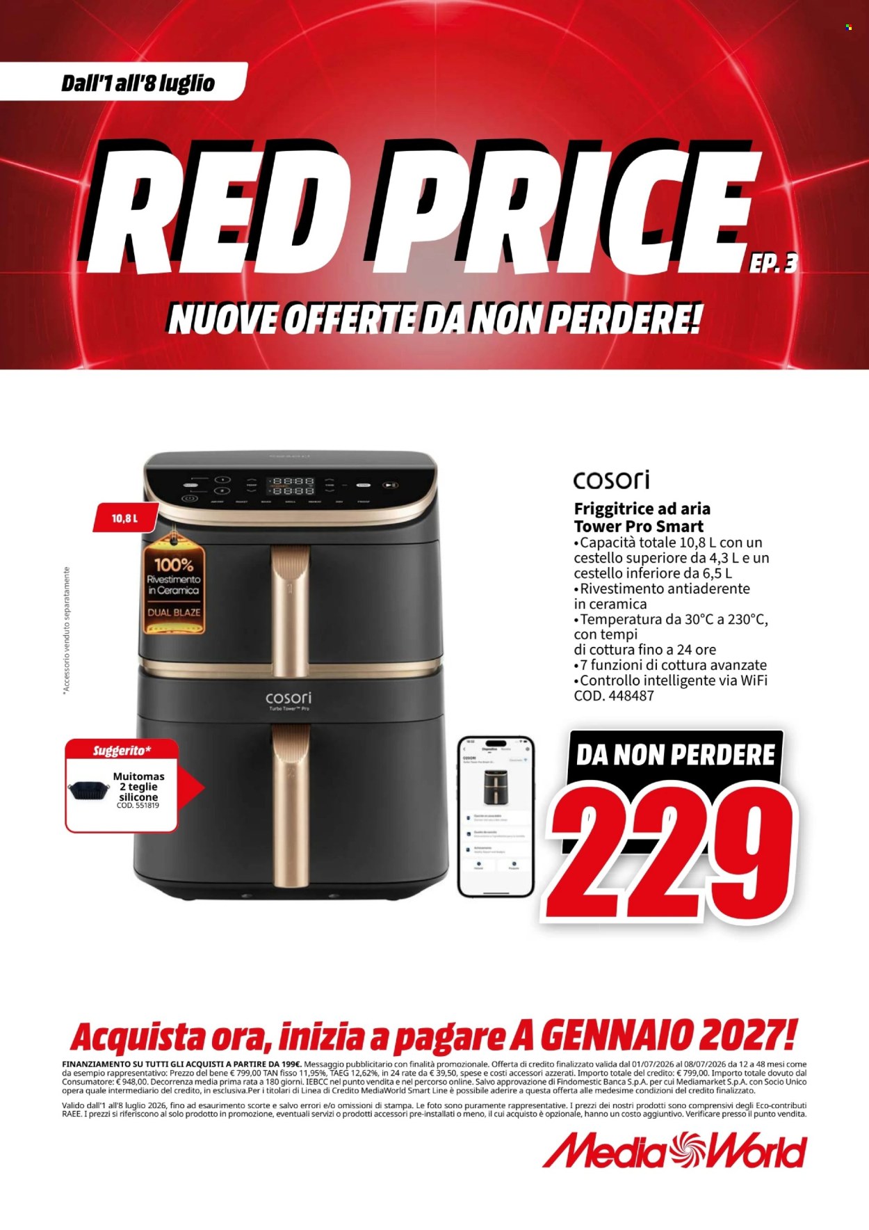 Volantino MediaWorld - 1/7/2026 - 8/7/2026. Pagina 51