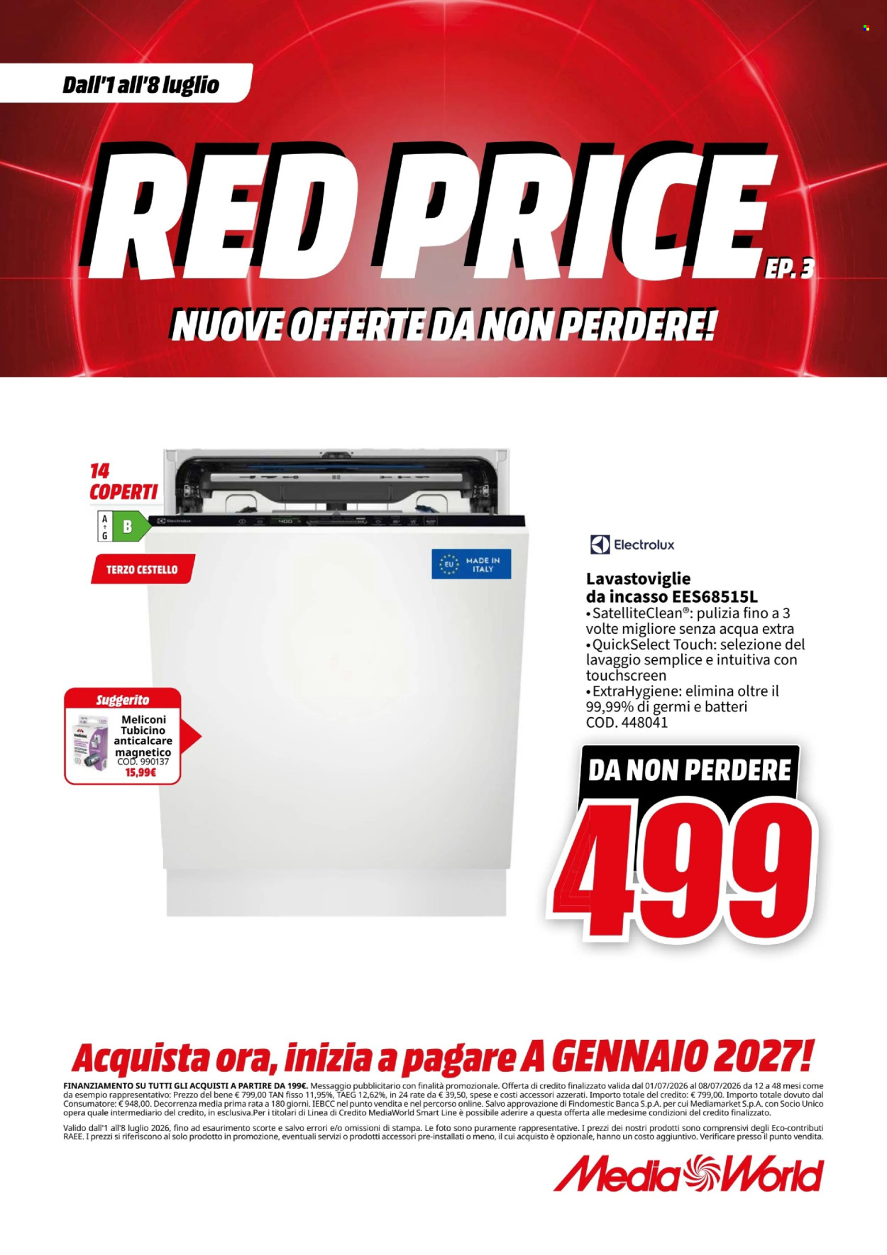 Volantino MediaWorld - 1/7/2026 - 8/7/2026. Pagina 60
