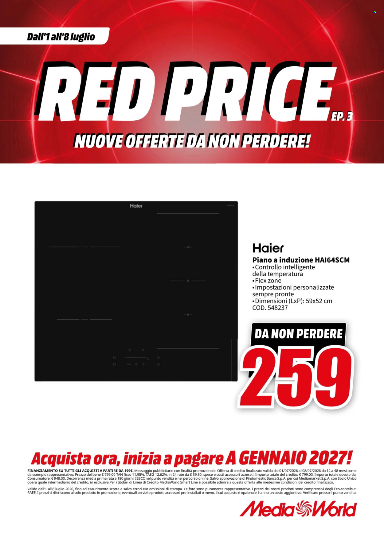 Volantino MediaWorld - 1/7/2026 - 8/7/2026. Pagina 62