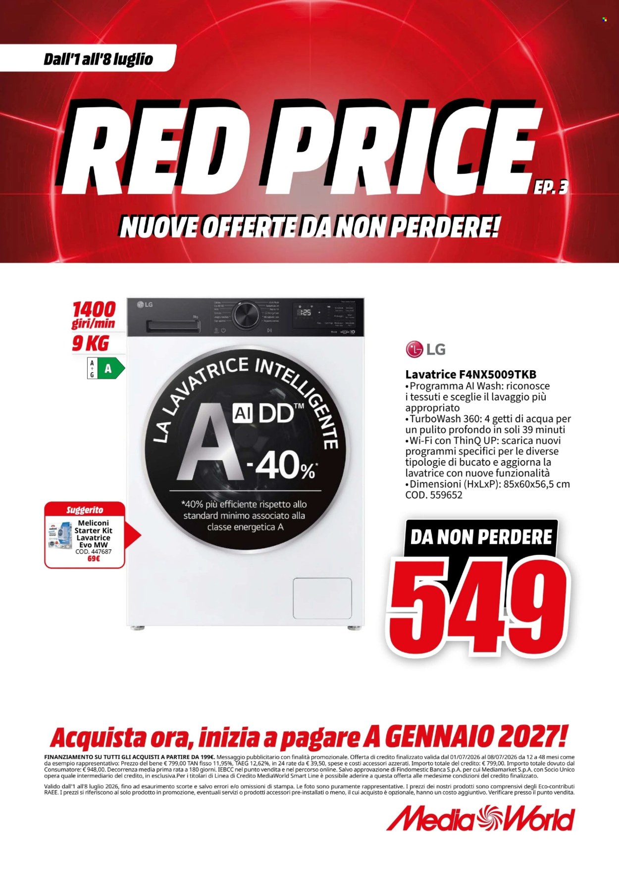 Volantino MediaWorld - 1/7/2026 - 8/7/2026. Pagina 66