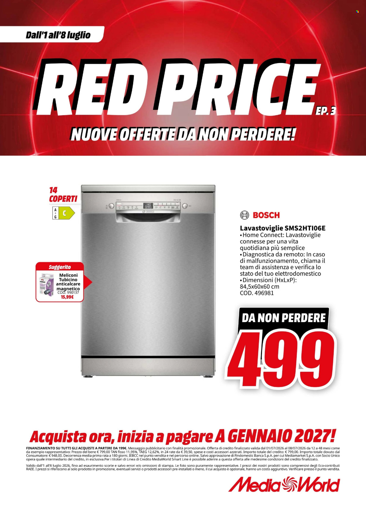 Volantino MediaWorld - 1/7/2026 - 8/7/2026. Pagina 68