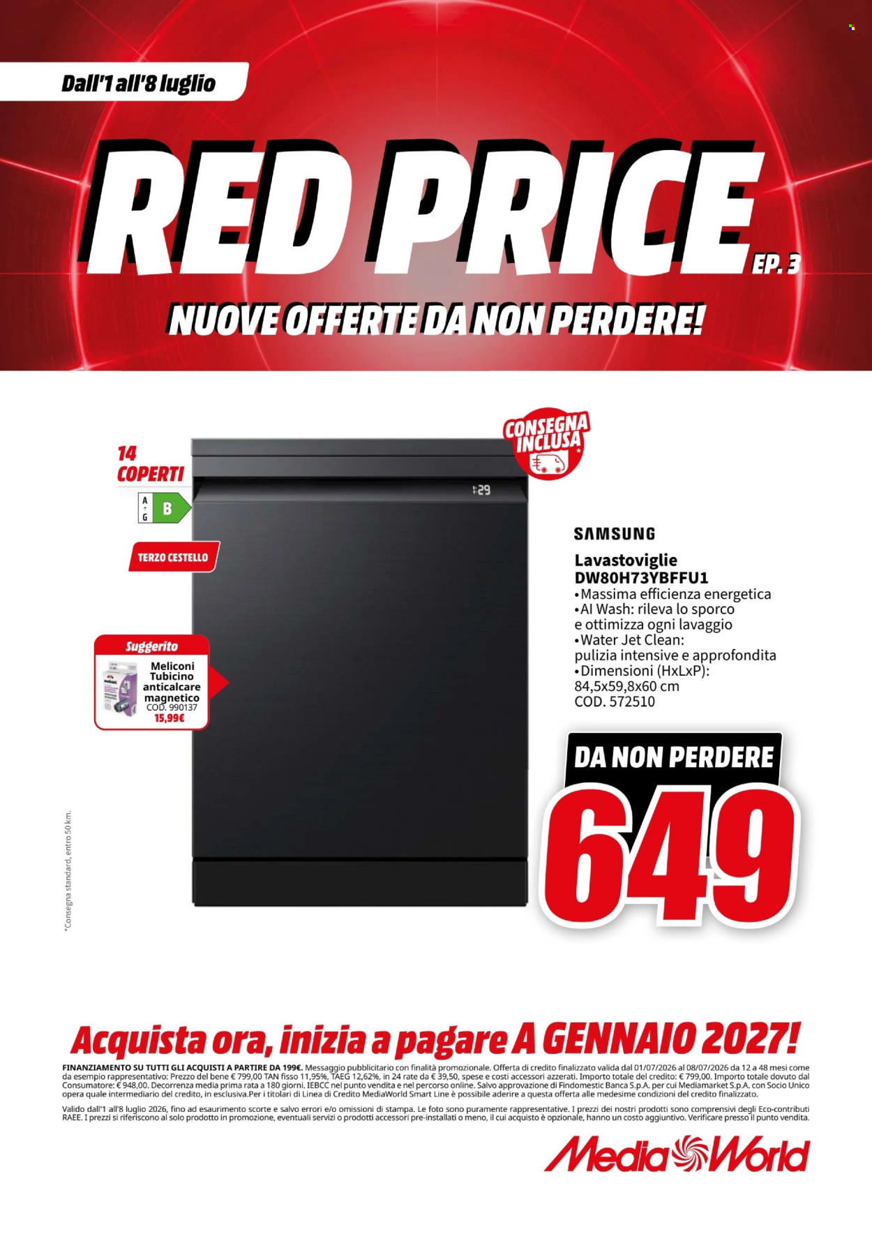 Volantino MediaWorld - 1/7/2026 - 8/7/2026. Pagina 69