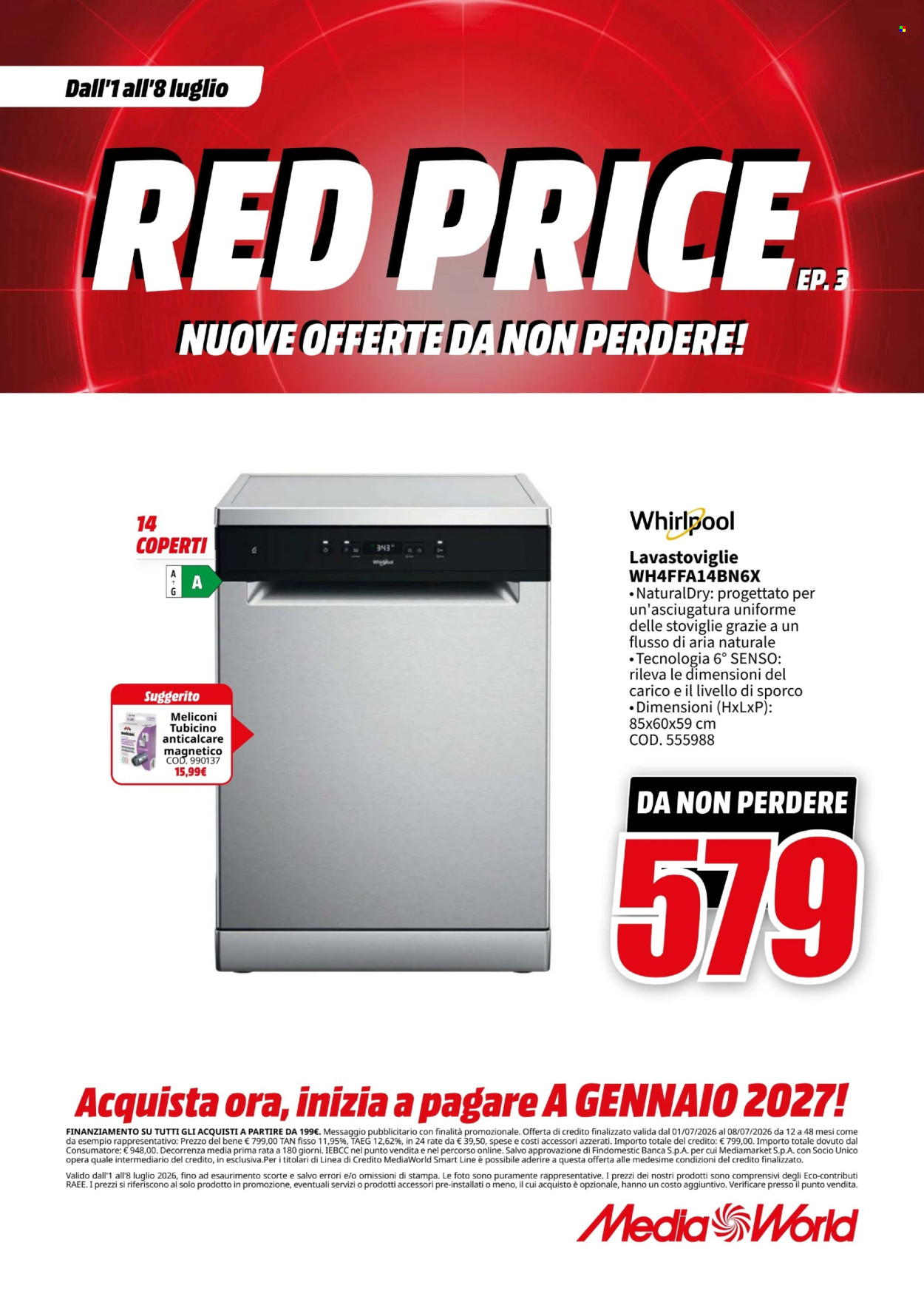 Volantino MediaWorld - 1/7/2026 - 8/7/2026. Pagina 70
