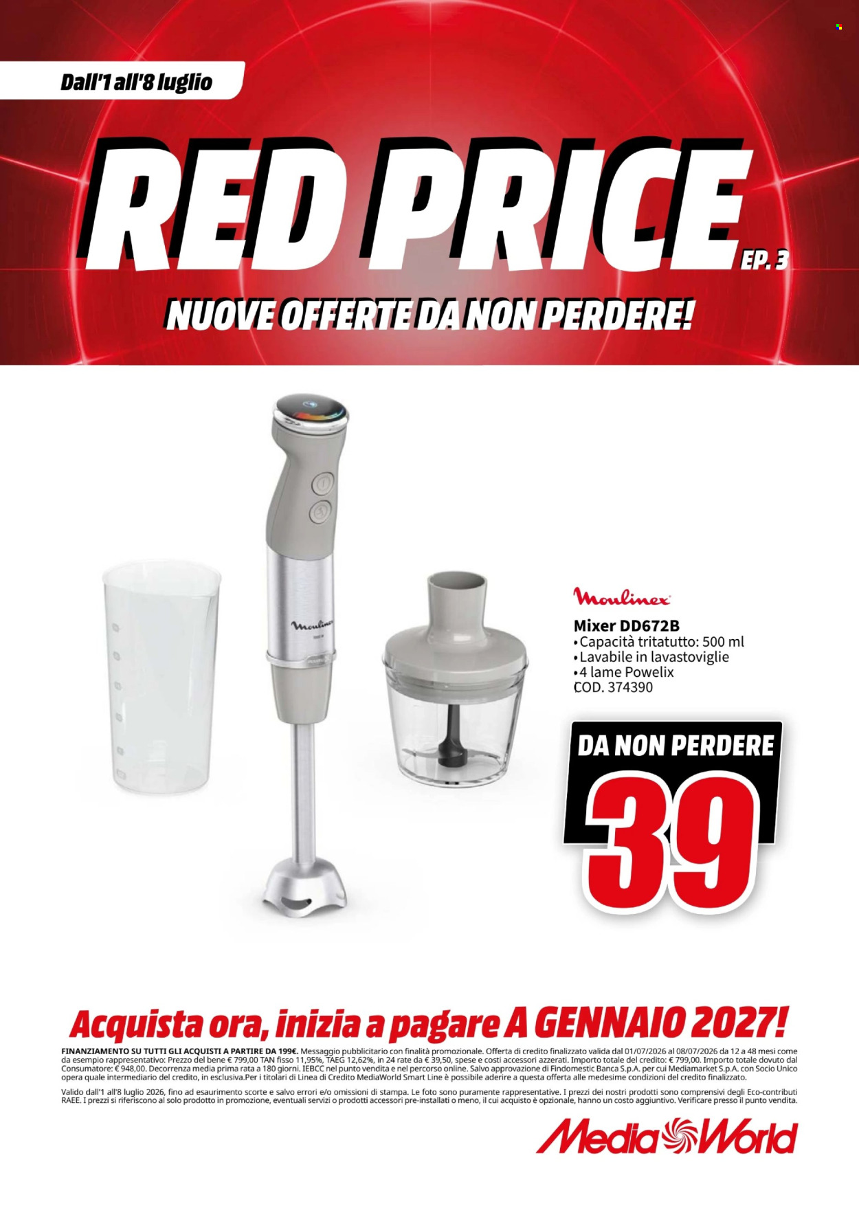Volantino MediaWorld - 1/7/2026 - 8/7/2026. Pagina 77