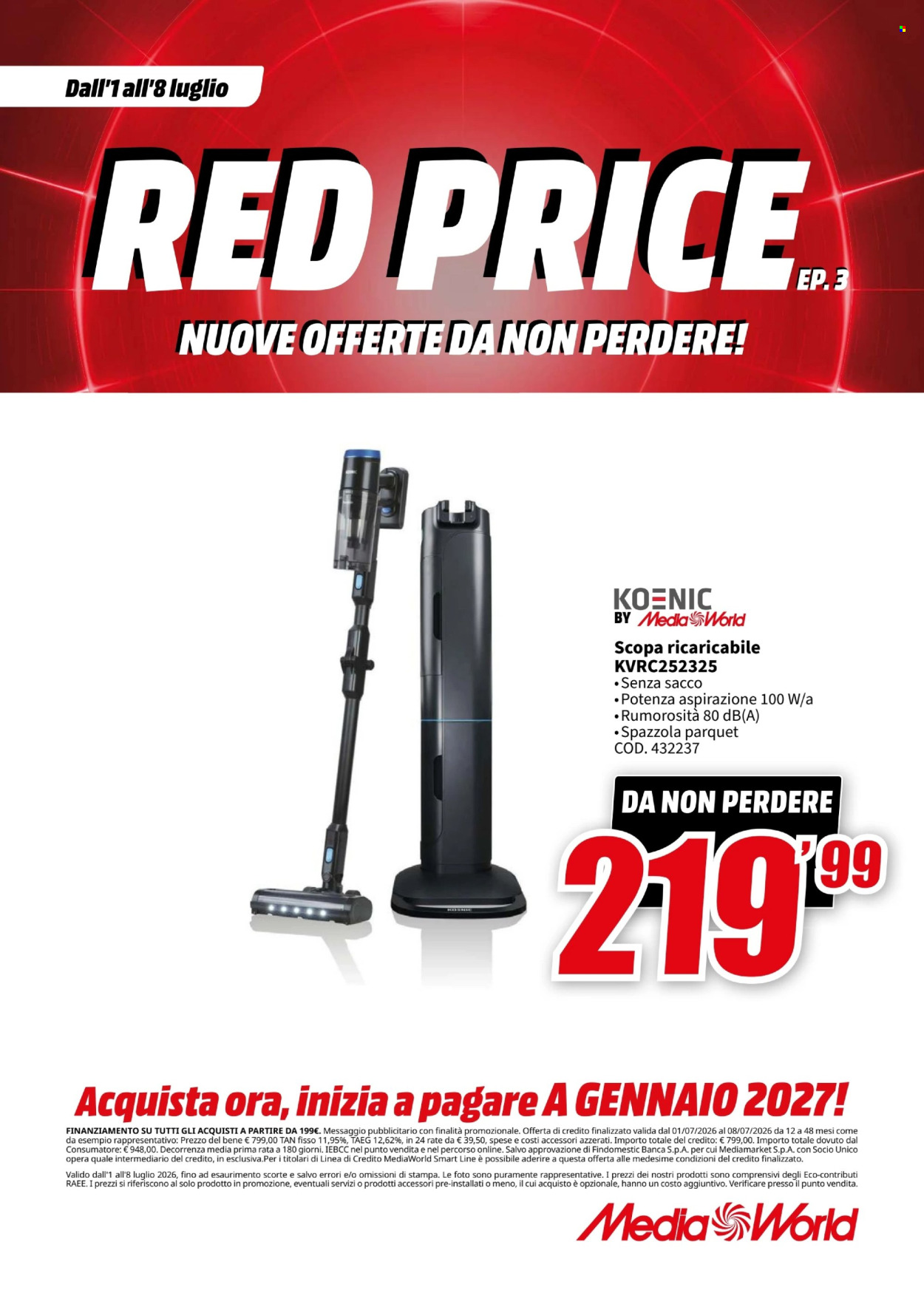 Volantino MediaWorld - 1/7/2026 - 8/7/2026. Pagina 81