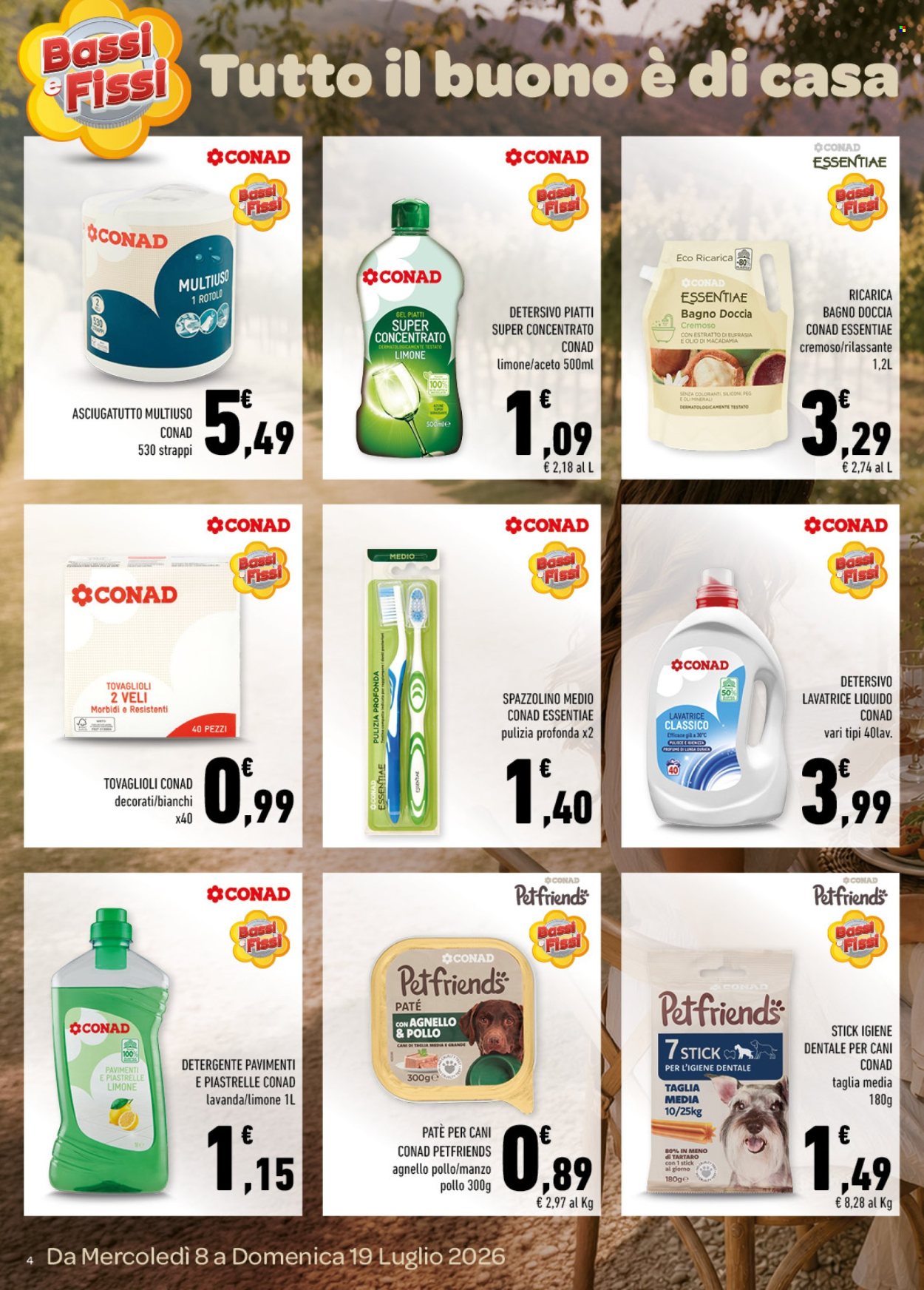 Volantino Conad - 8/7/2026 - 19/7/2026. Pagina 4