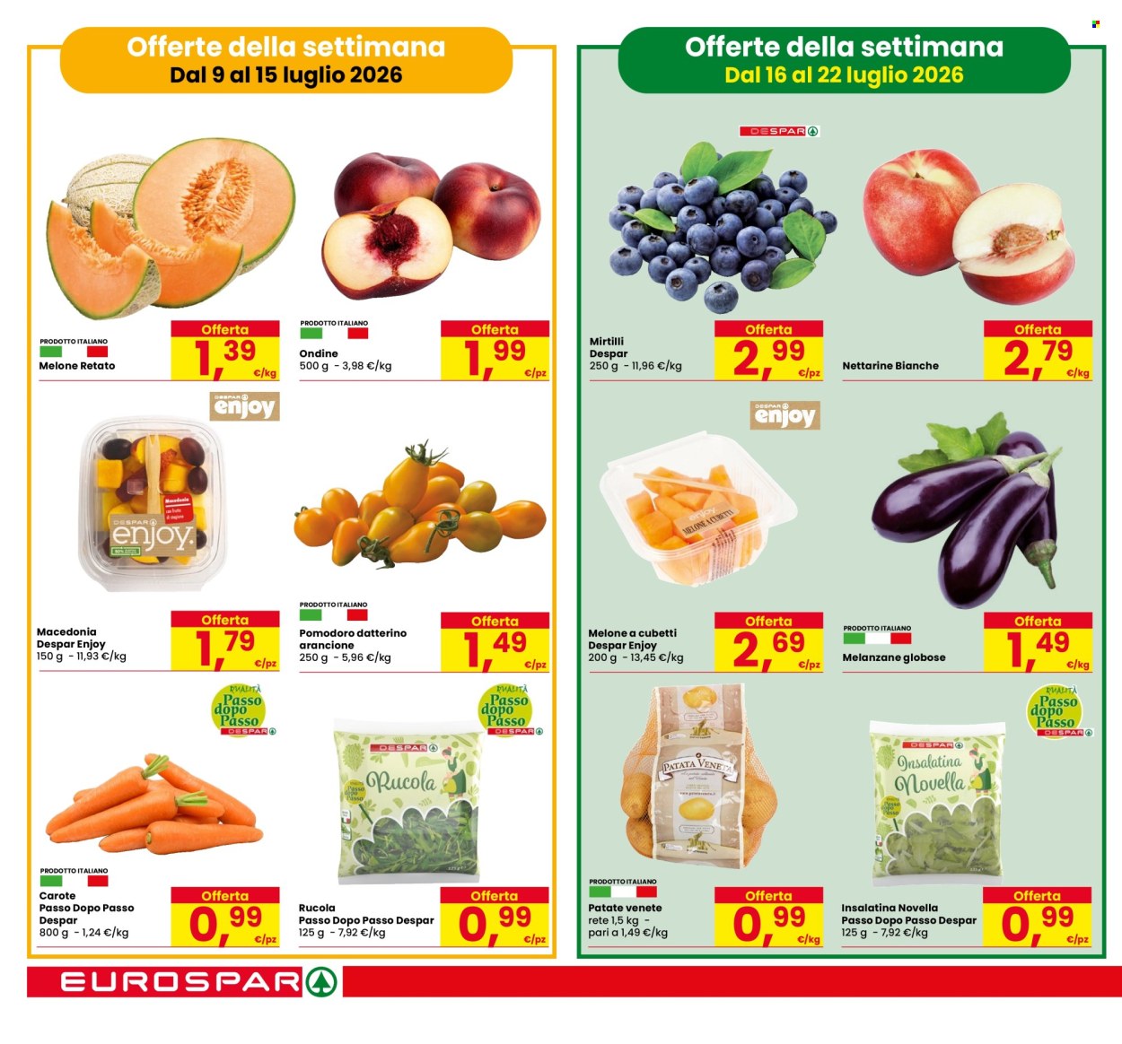 Volantino Eurospar - 9/7/2026 - 22/7/2026. Pagina 2