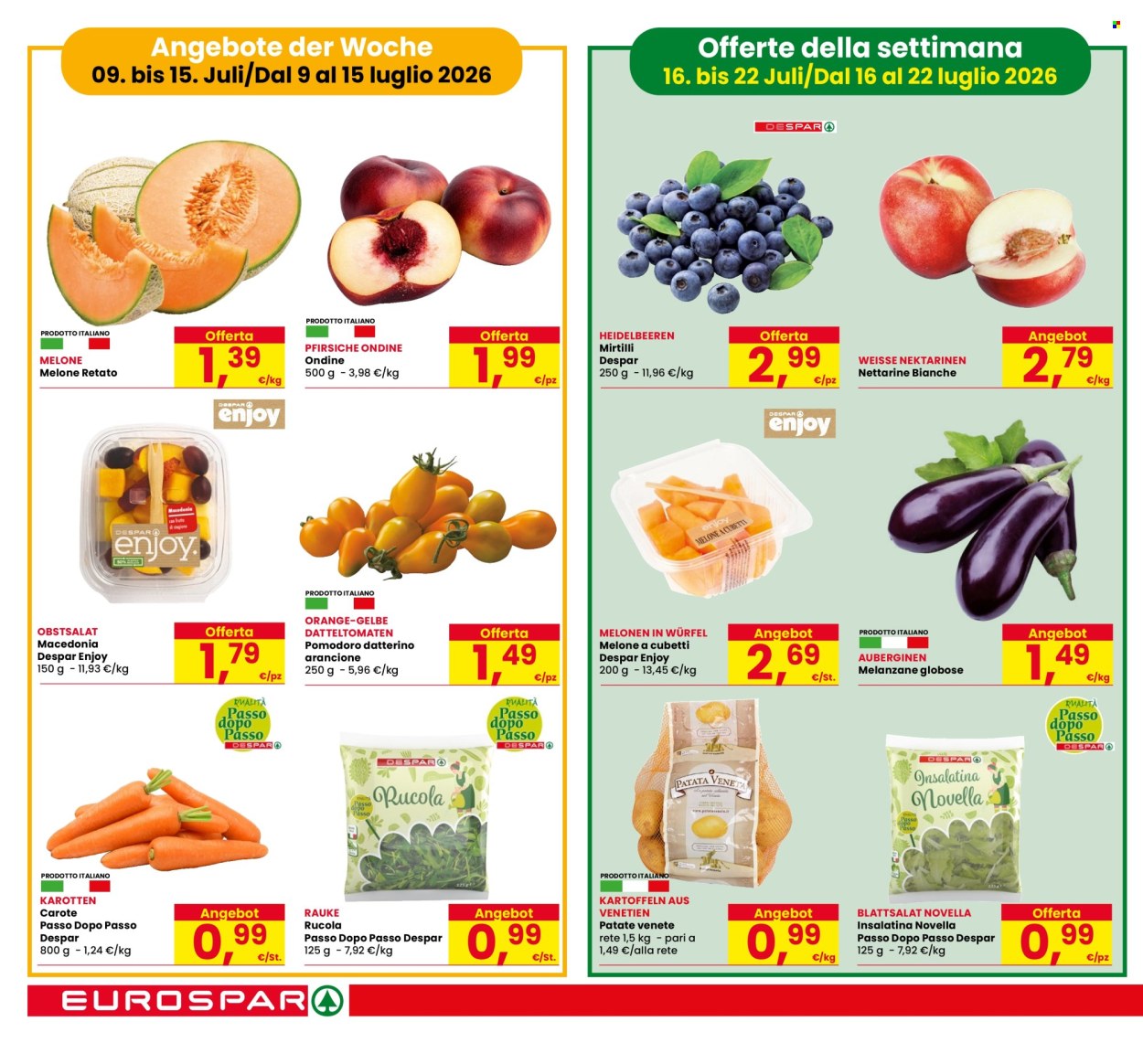 Volantino Eurospar - 9/7/2026 - 22/7/2026. Pagina 2