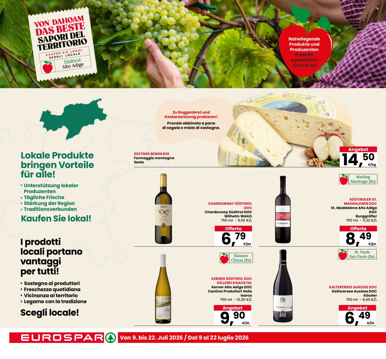 Volantino Eurospar - 9/7/2026 - 22/7/2026. Pagina 10