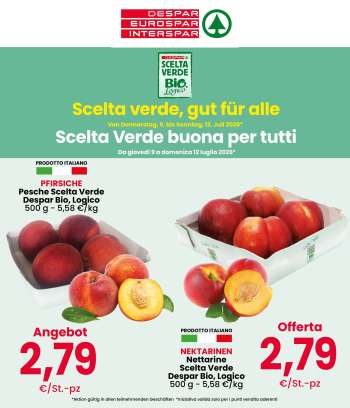 Volantino Eurospar - 9/7/2026 - 12/7/2026.
