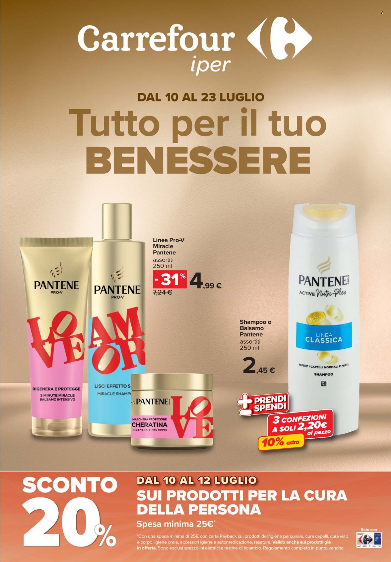 Volantino Carrefour - 10/7/2026 - 22/7/2026. Pagina 1