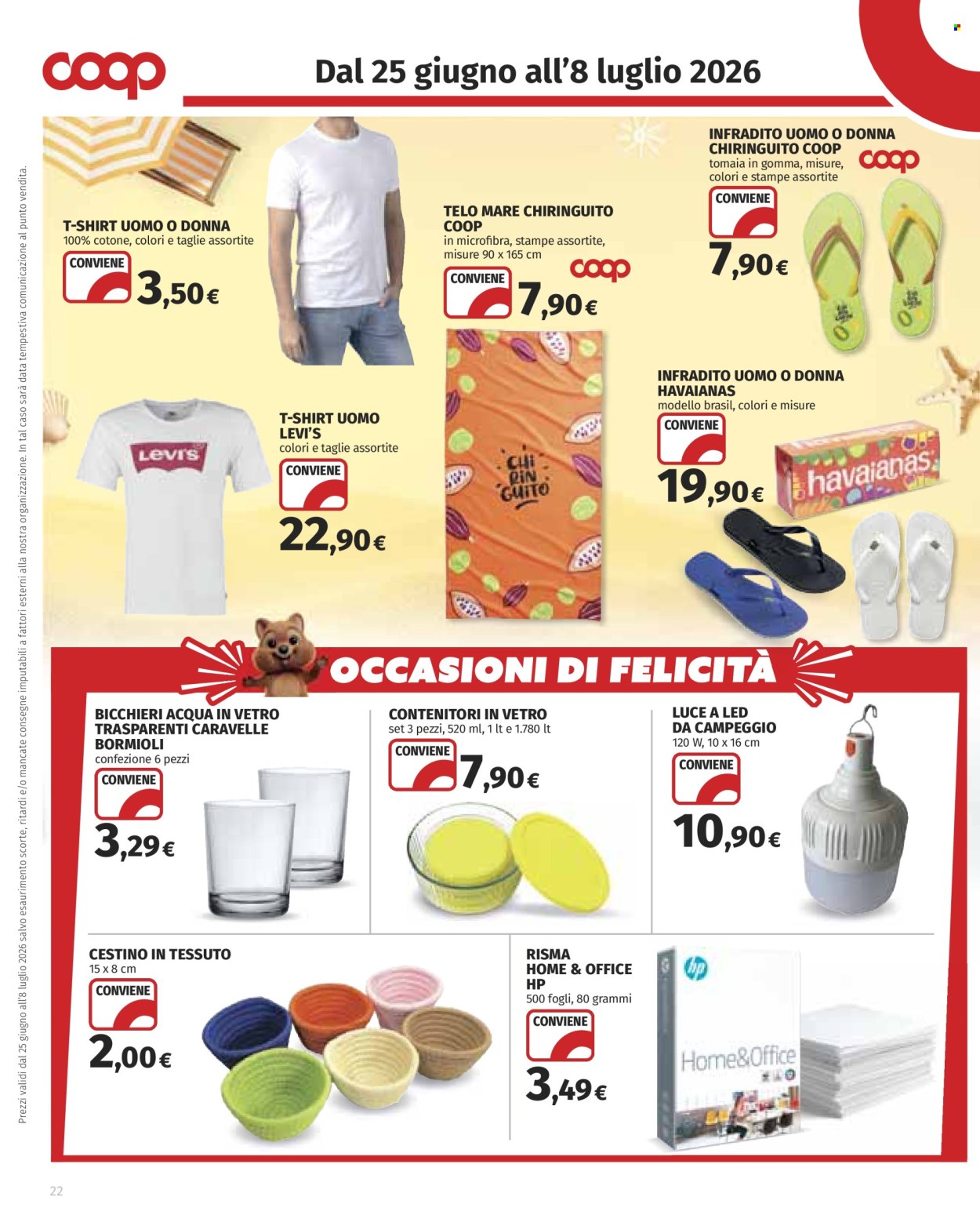 Volantino Coop - 25/6/2026 - 8/7/2026. Pagina 22