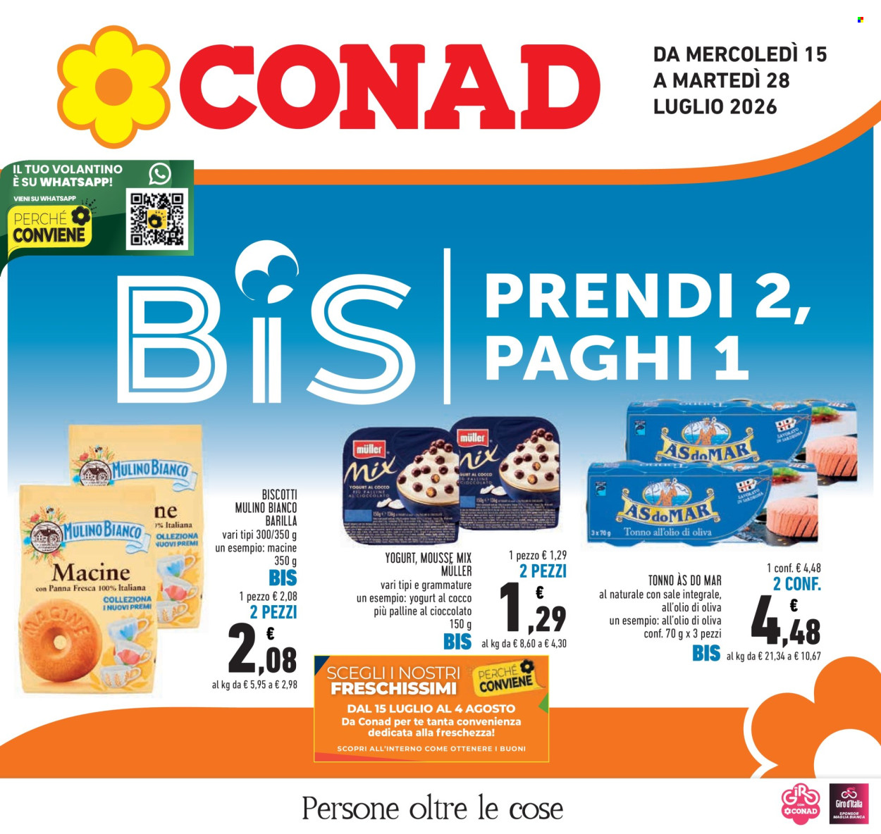Volantino Conad - 15/7/2026 - 28/7/2026. Pagina 1