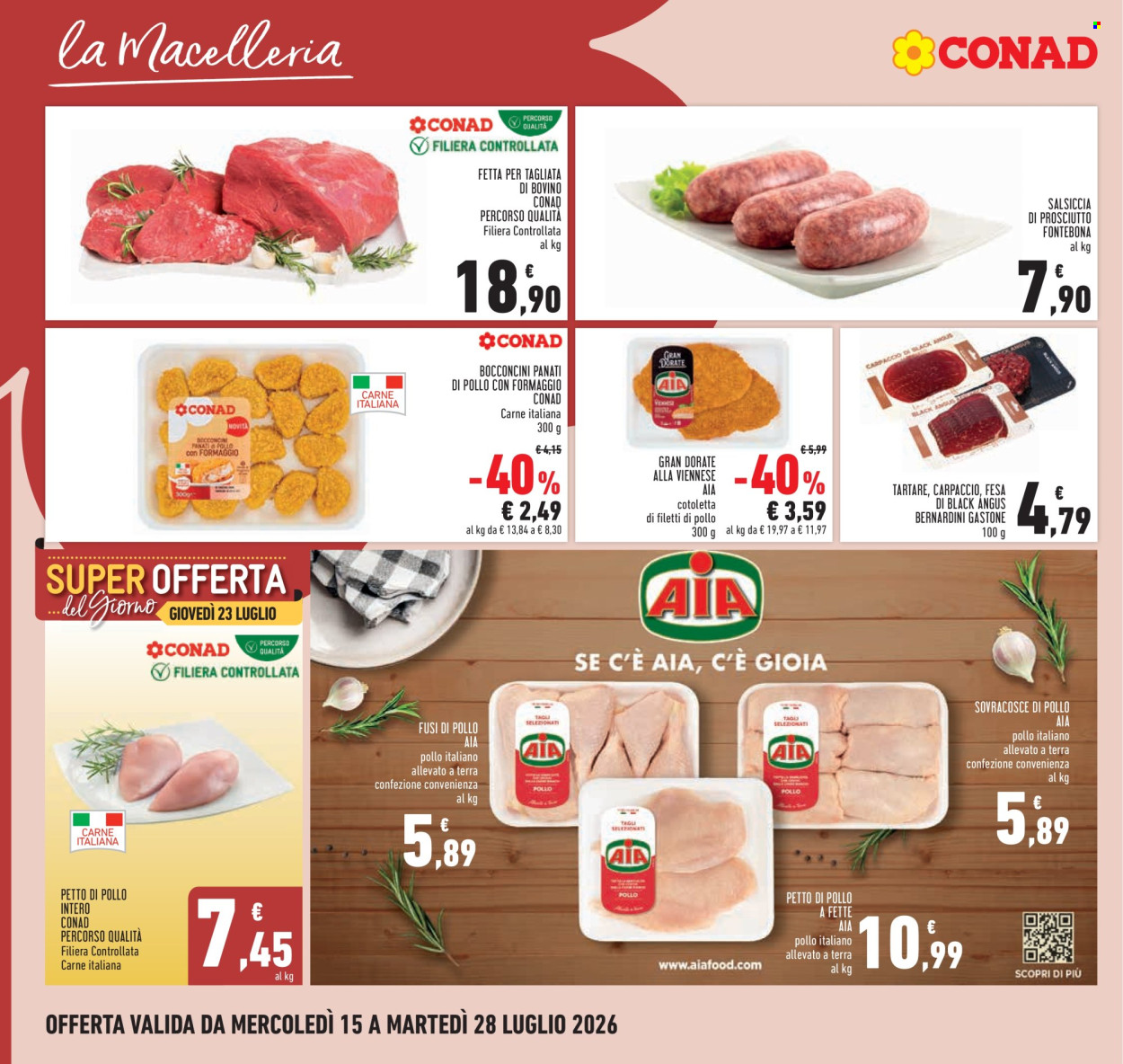 Volantino Conad - 15/7/2026 - 28/7/2026. Pagina 10