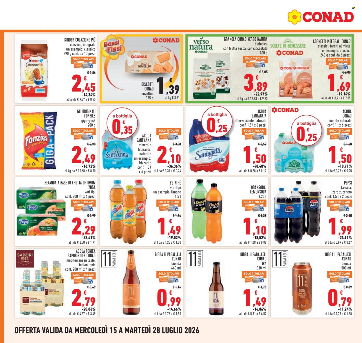 Volantino Conad - 15/7/2026 - 28/7/2026. Pagina 20