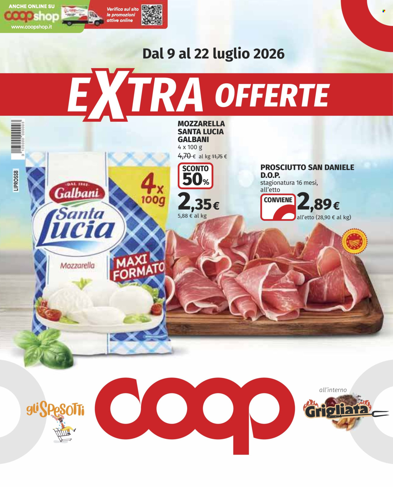 Volantino Coop - 9/7/2026 - 22/7/2026. Pagina 1