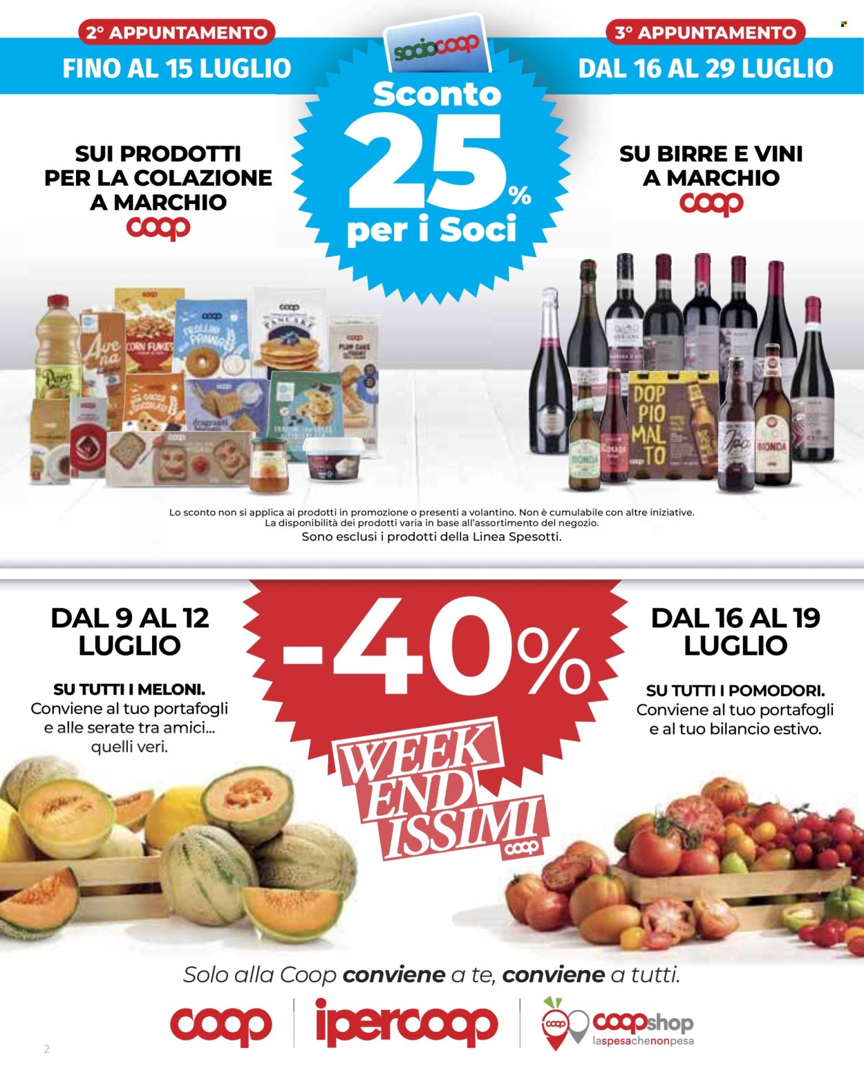 Volantino Coop - 9/7/2026 - 22/7/2026. Pagina 2