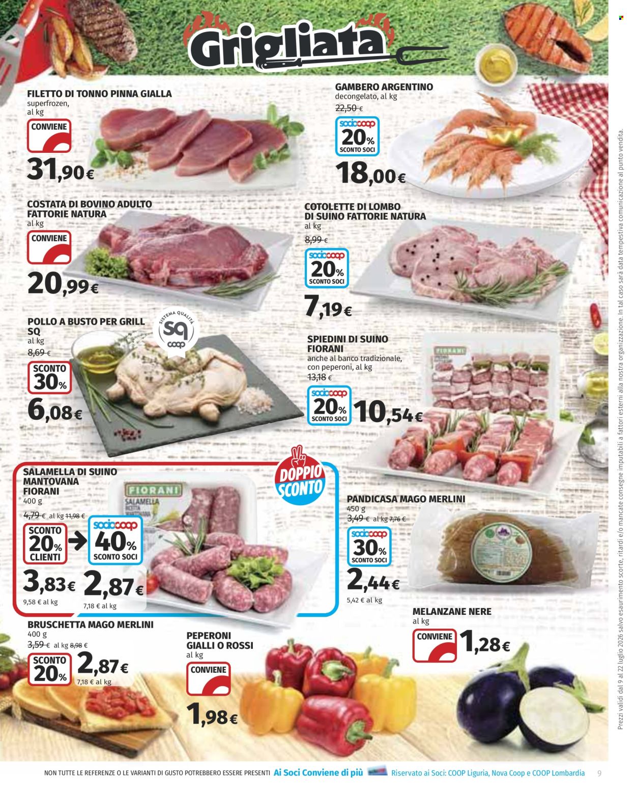 Volantino Coop - 9/7/2026 - 22/7/2026. Pagina 9