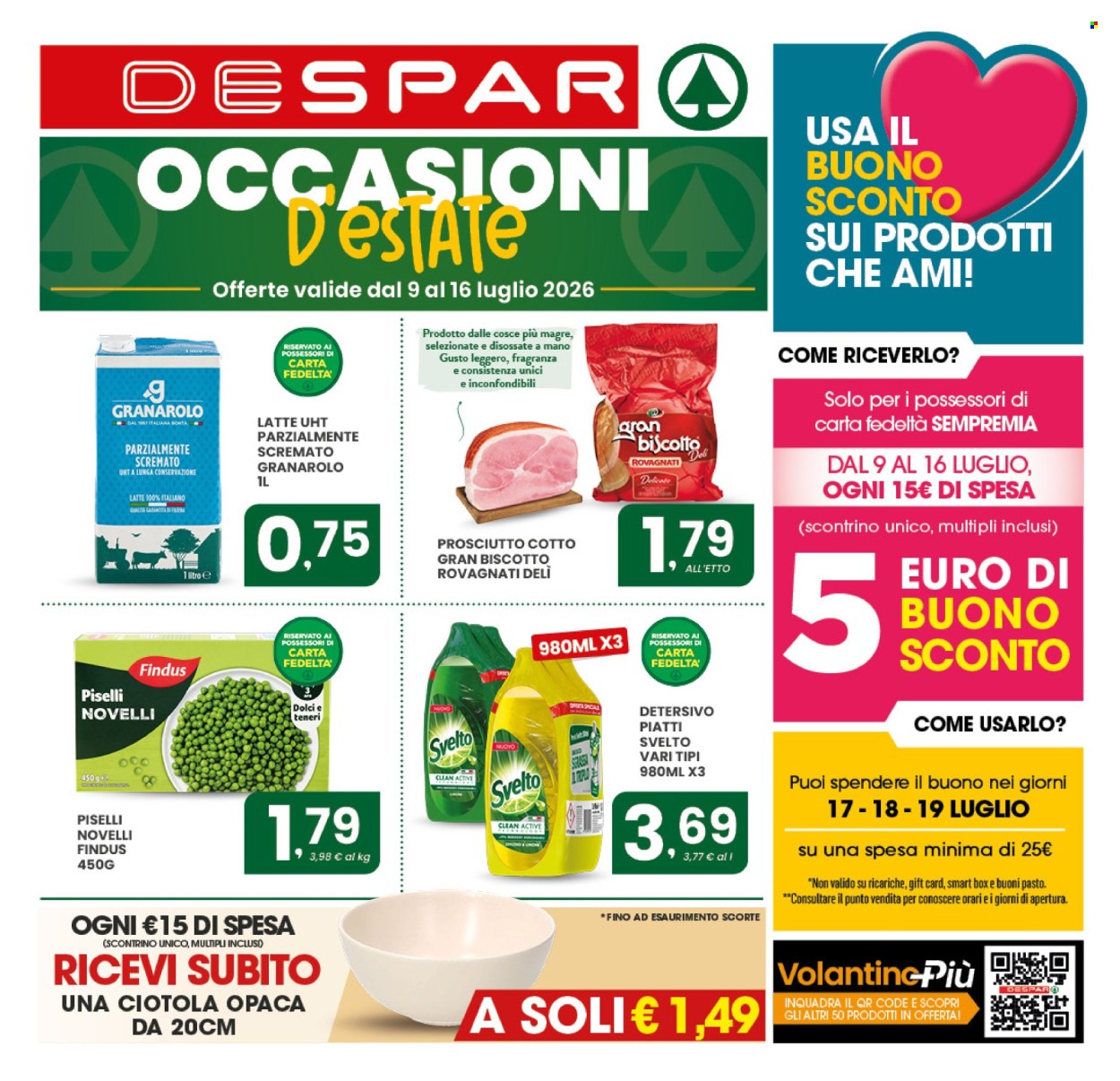 Volantino Despar - 9/7/2026 - 16/7/2026. Pagina 1