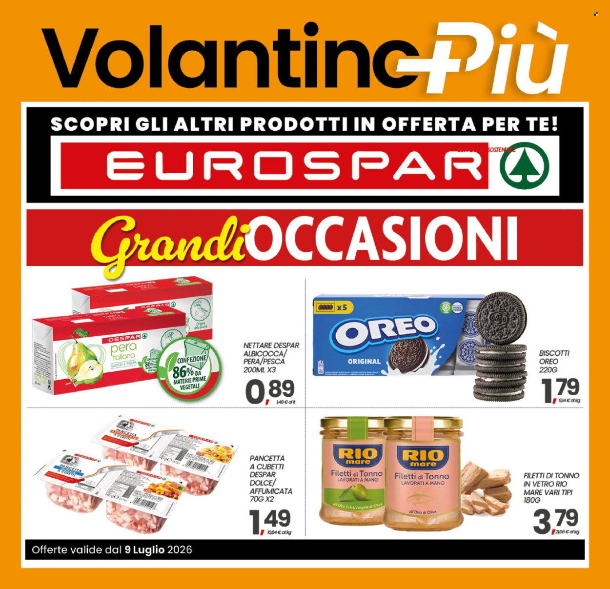 Volantino Eurospar - 9/7/2026 - 16/7/2026. Pagina 16