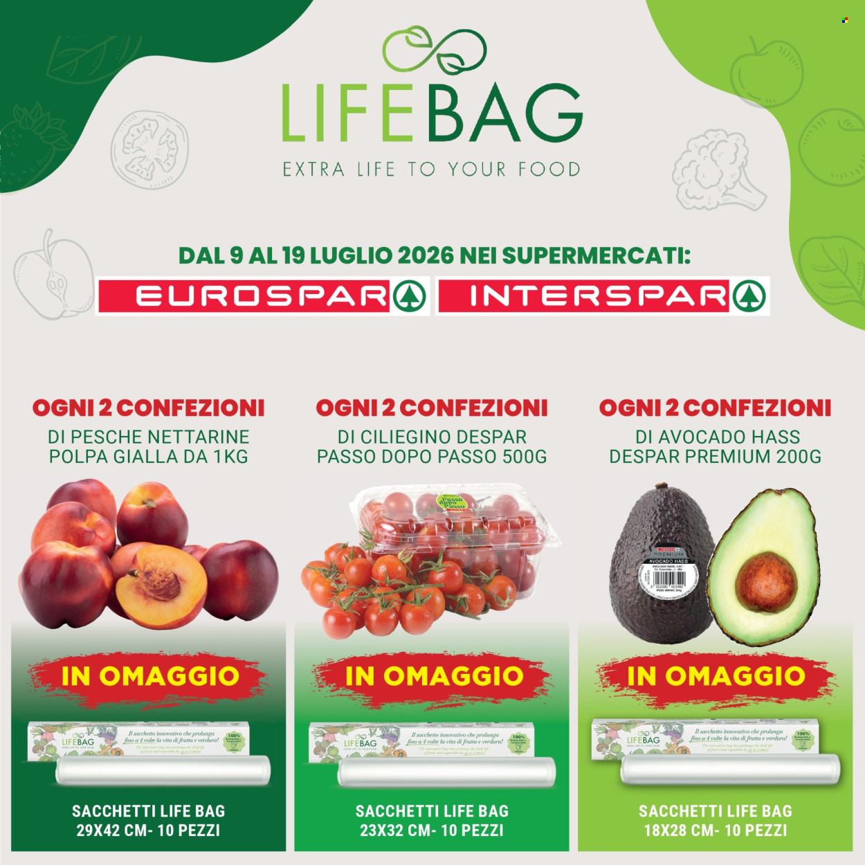 Volantino Eurospar - 9/7/2026 - 19/7/2026. Pagina 1