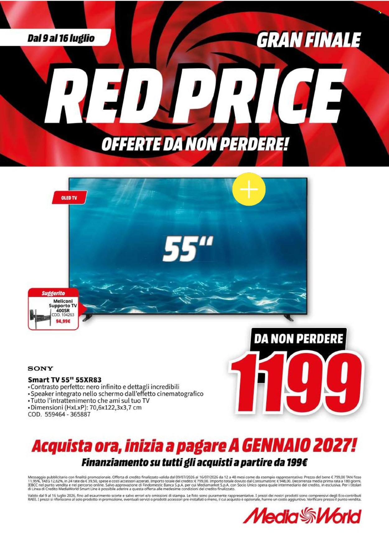 Volantino MediaWorld - 9/7/2026 - 16/7/2026. Pagina 3