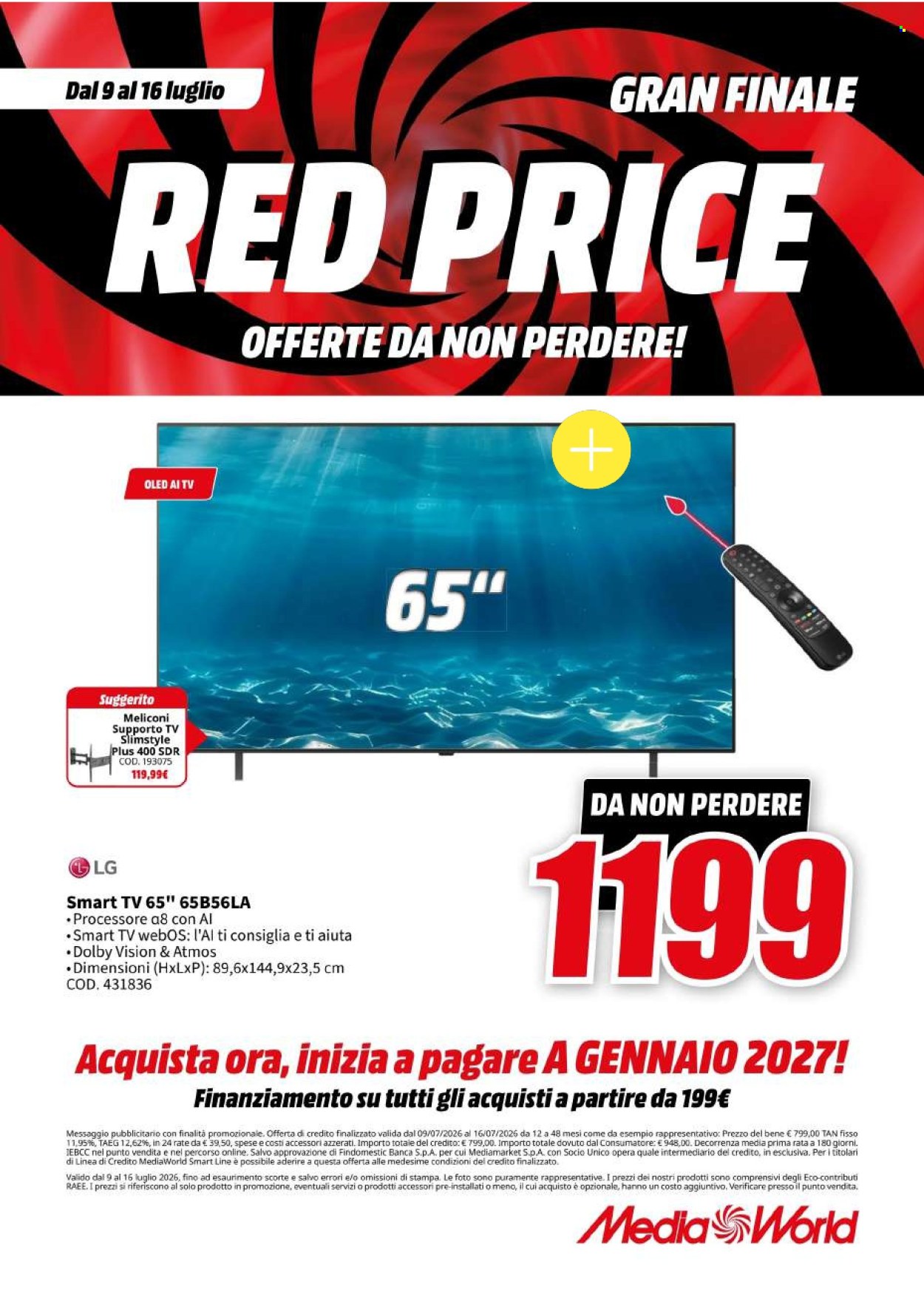 Volantino MediaWorld - 9/7/2026 - 16/7/2026. Pagina 4