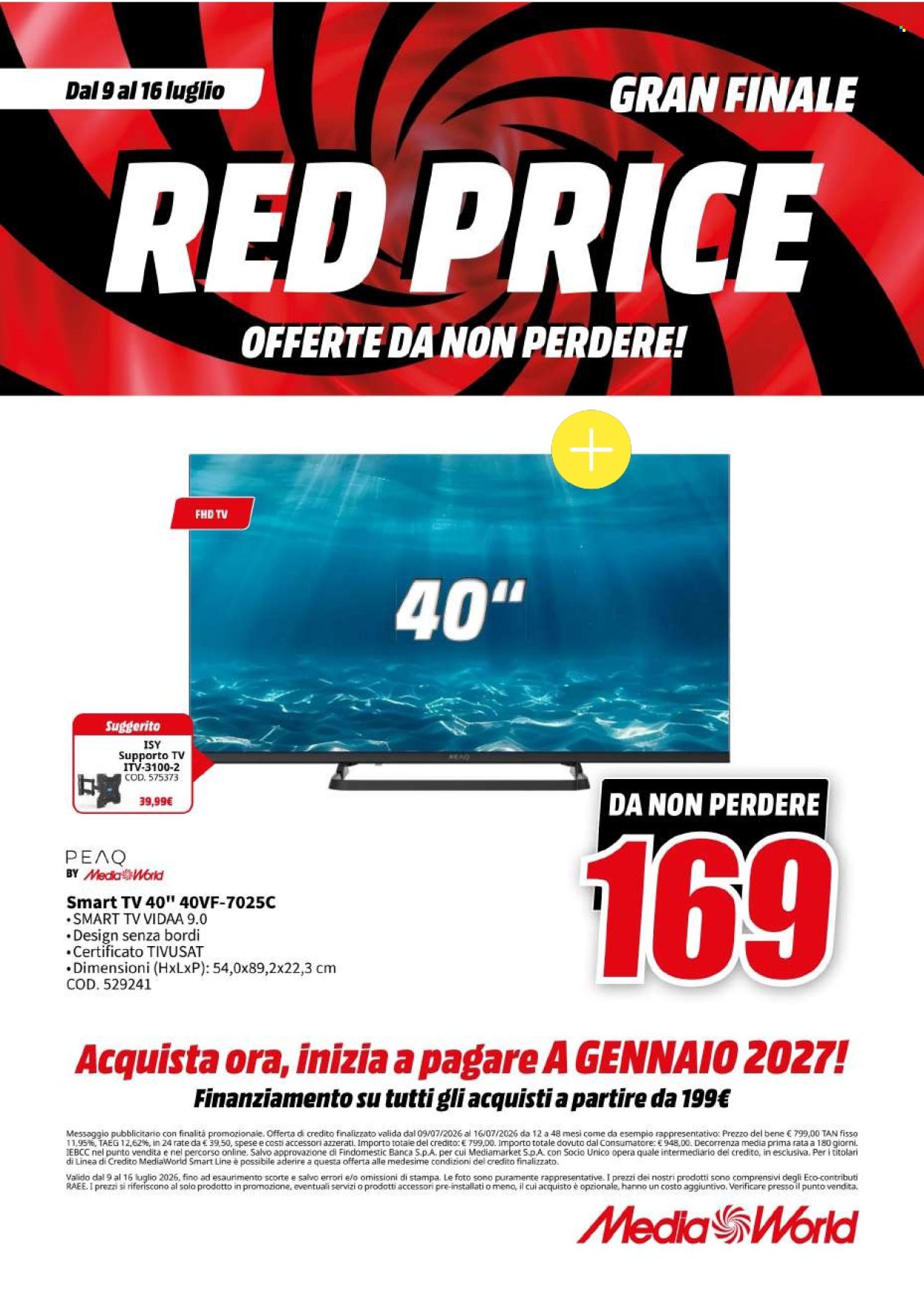 Volantino MediaWorld - 9/7/2026 - 16/7/2026. Pagina 8