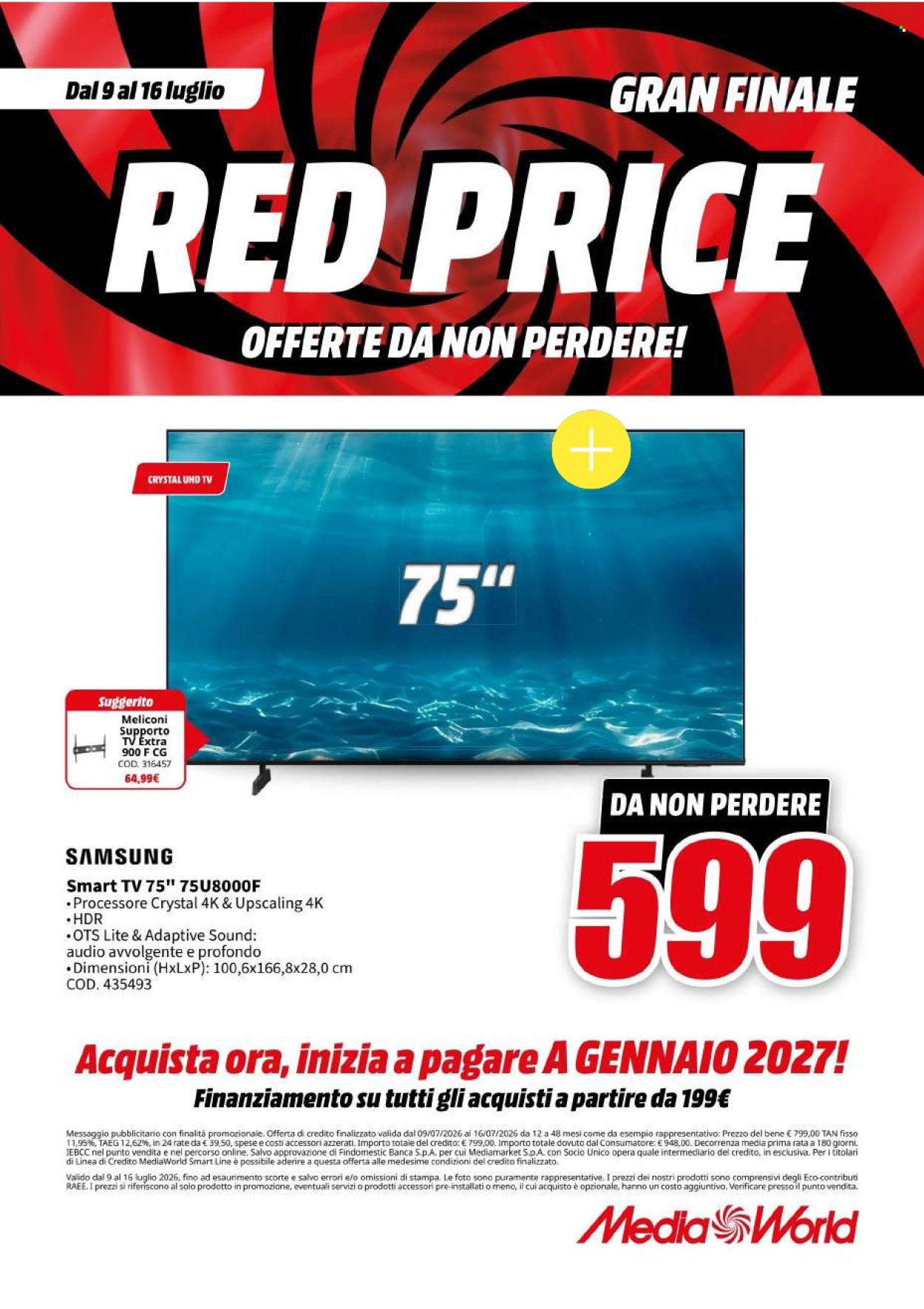 Volantino MediaWorld - 9/7/2026 - 16/7/2026. Pagina 10