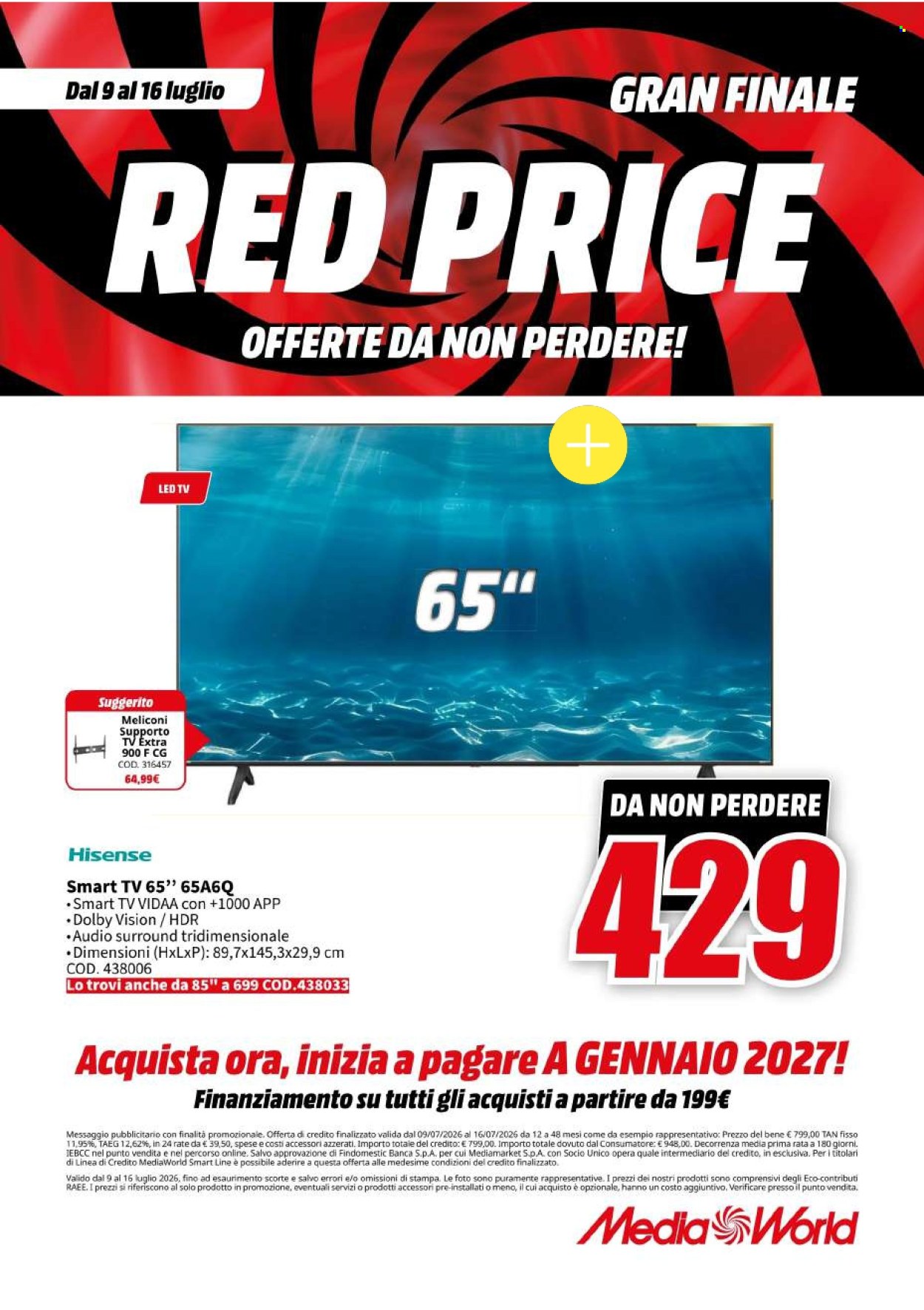 Volantino MediaWorld - 9/7/2026 - 16/7/2026. Pagina 11