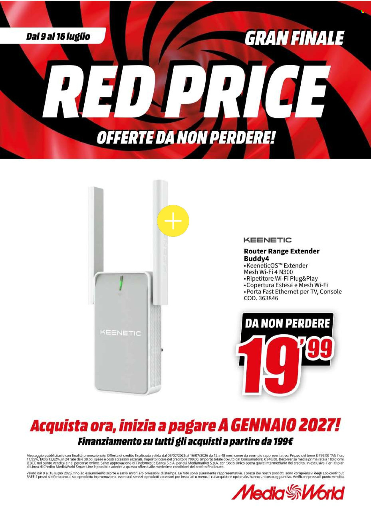 Volantino MediaWorld - 9/7/2026 - 16/7/2026. Pagina 18