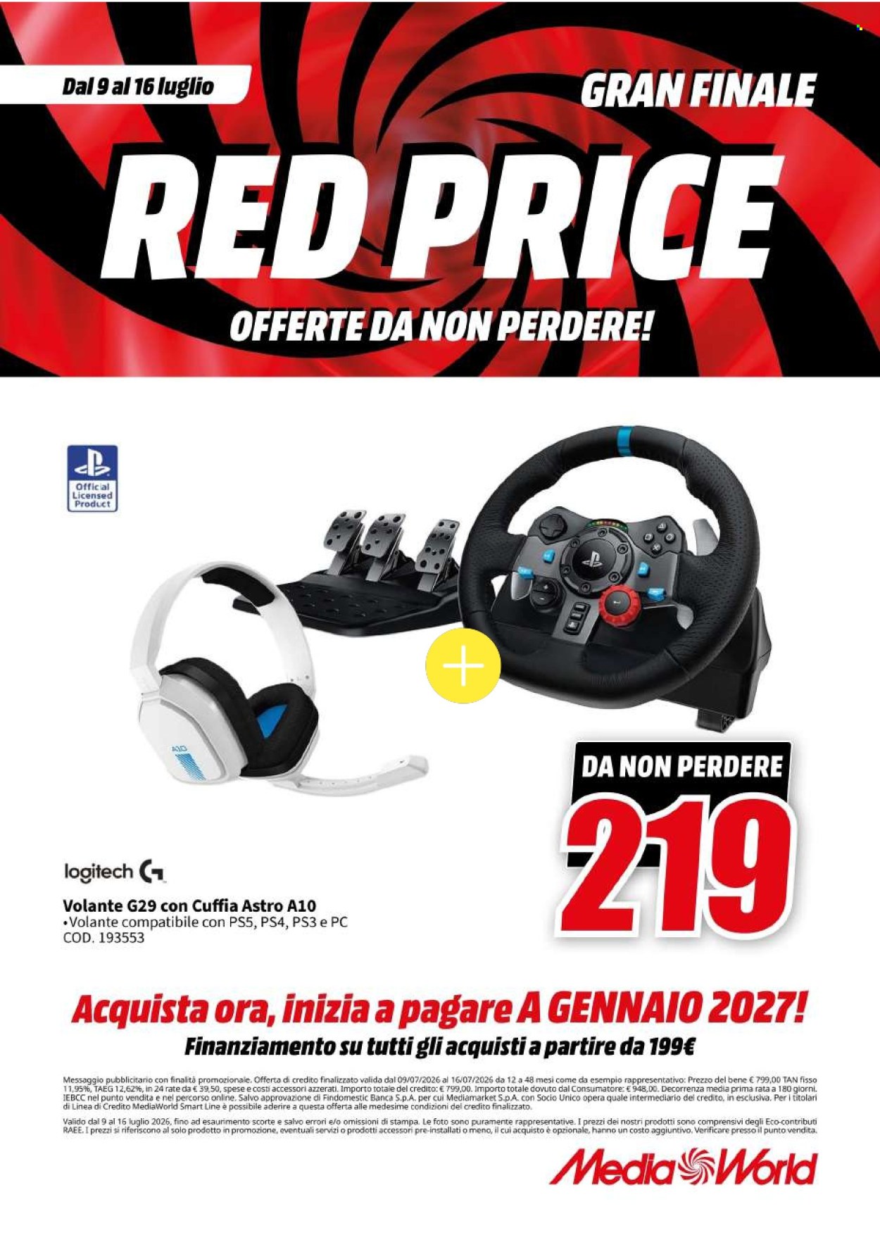 Volantino MediaWorld - 9/7/2026 - 16/7/2026. Pagina 20