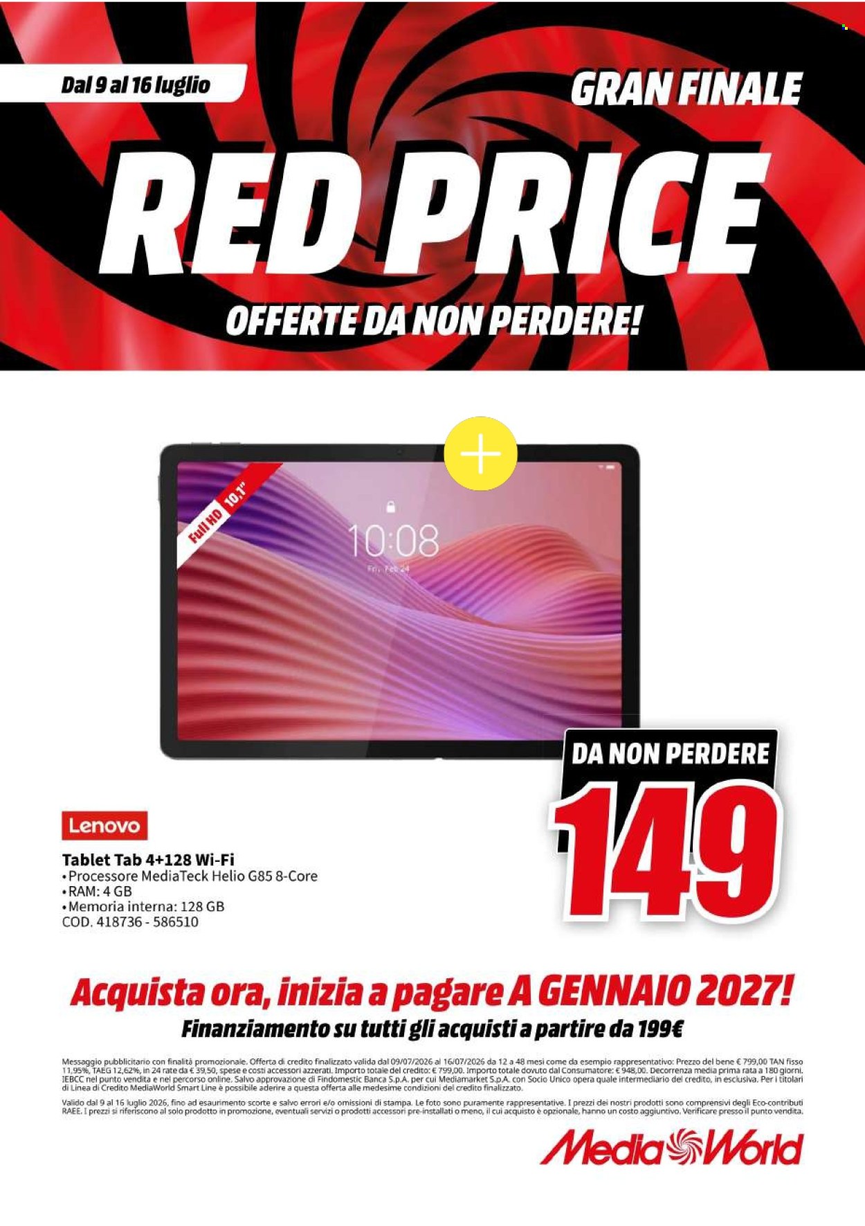 Volantino MediaWorld - 9/7/2026 - 16/7/2026. Pagina 25