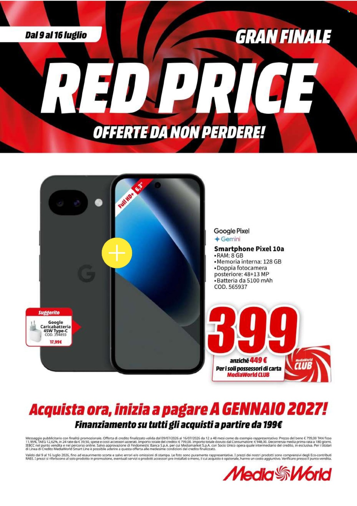 Volantino MediaWorld - 9/7/2026 - 16/7/2026. Pagina 26