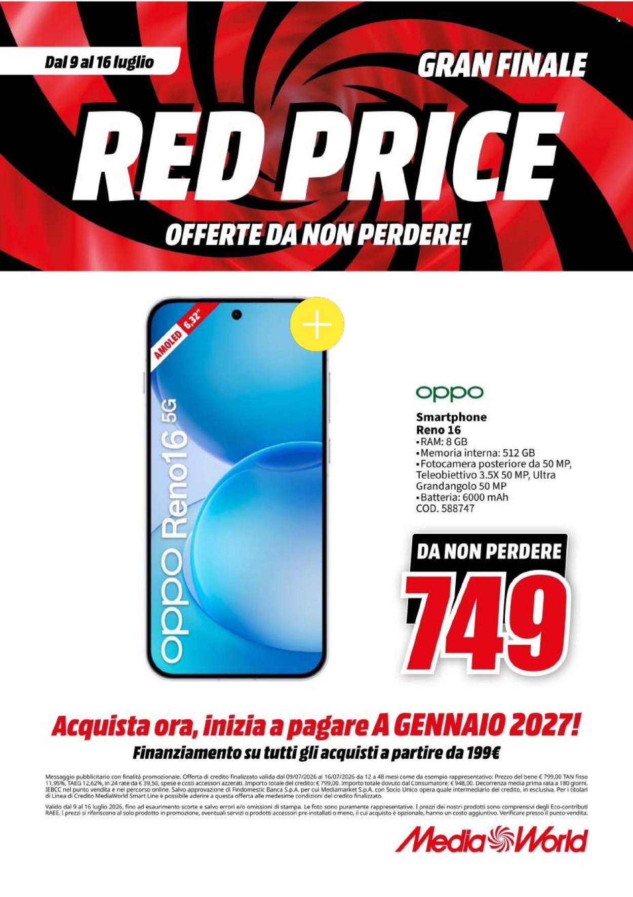 Volantino MediaWorld - 9/7/2026 - 16/7/2026. Pagina 28