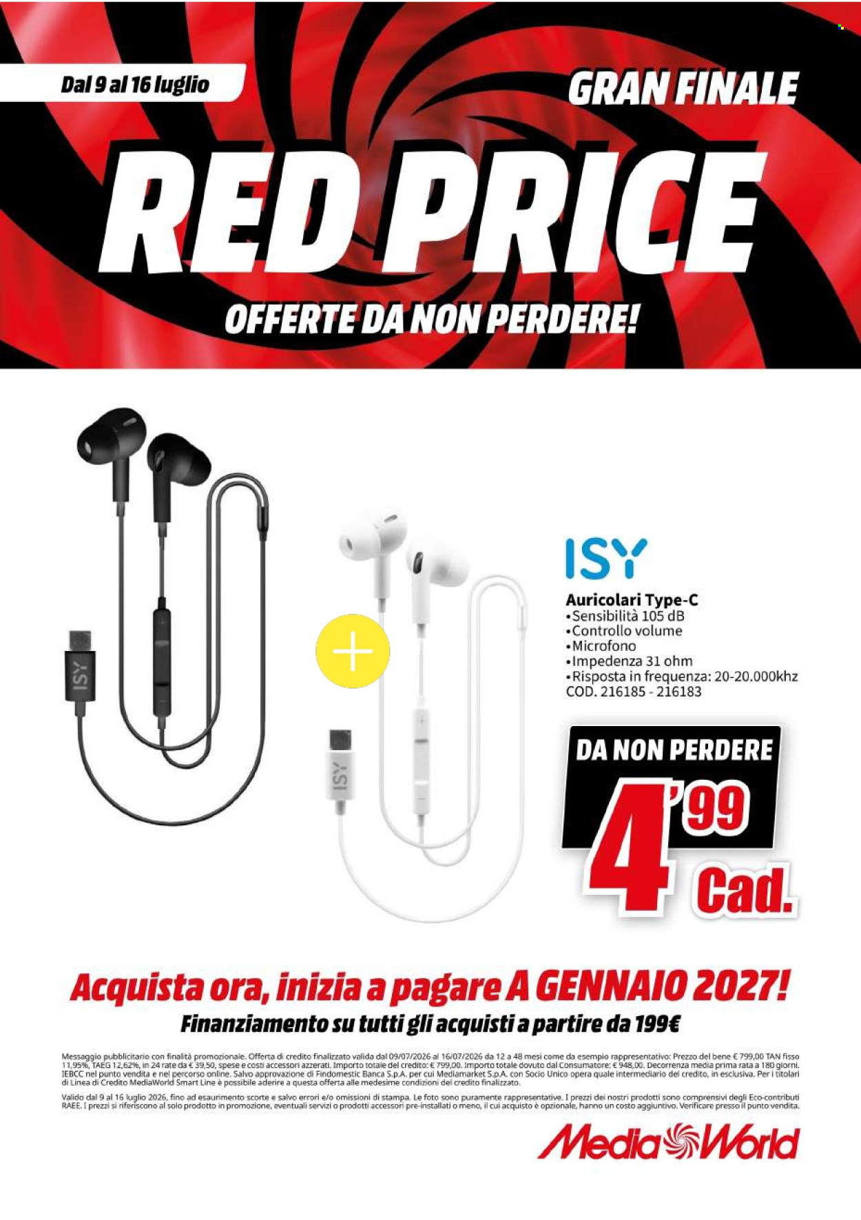Volantino MediaWorld - 9/7/2026 - 16/7/2026. Pagina 34