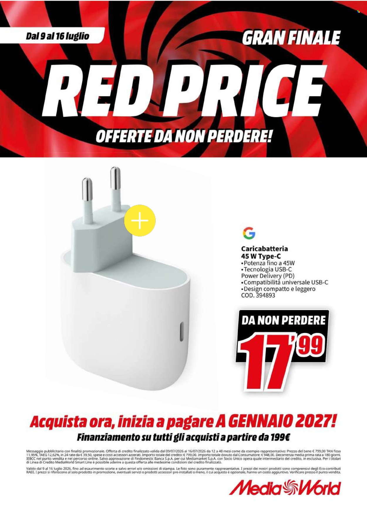 Volantino MediaWorld - 9/7/2026 - 16/7/2026. Pagina 35