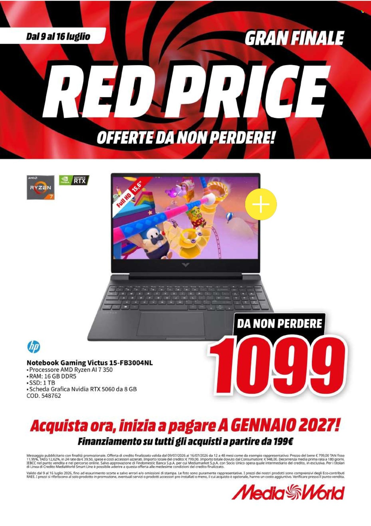Volantino MediaWorld - 9/7/2026 - 16/7/2026. Pagina 38