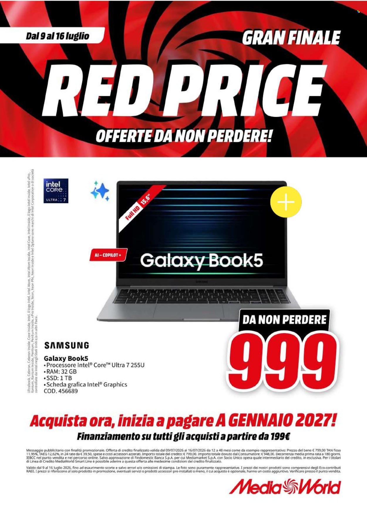 Volantino MediaWorld - 9/7/2026 - 16/7/2026. Pagina 39