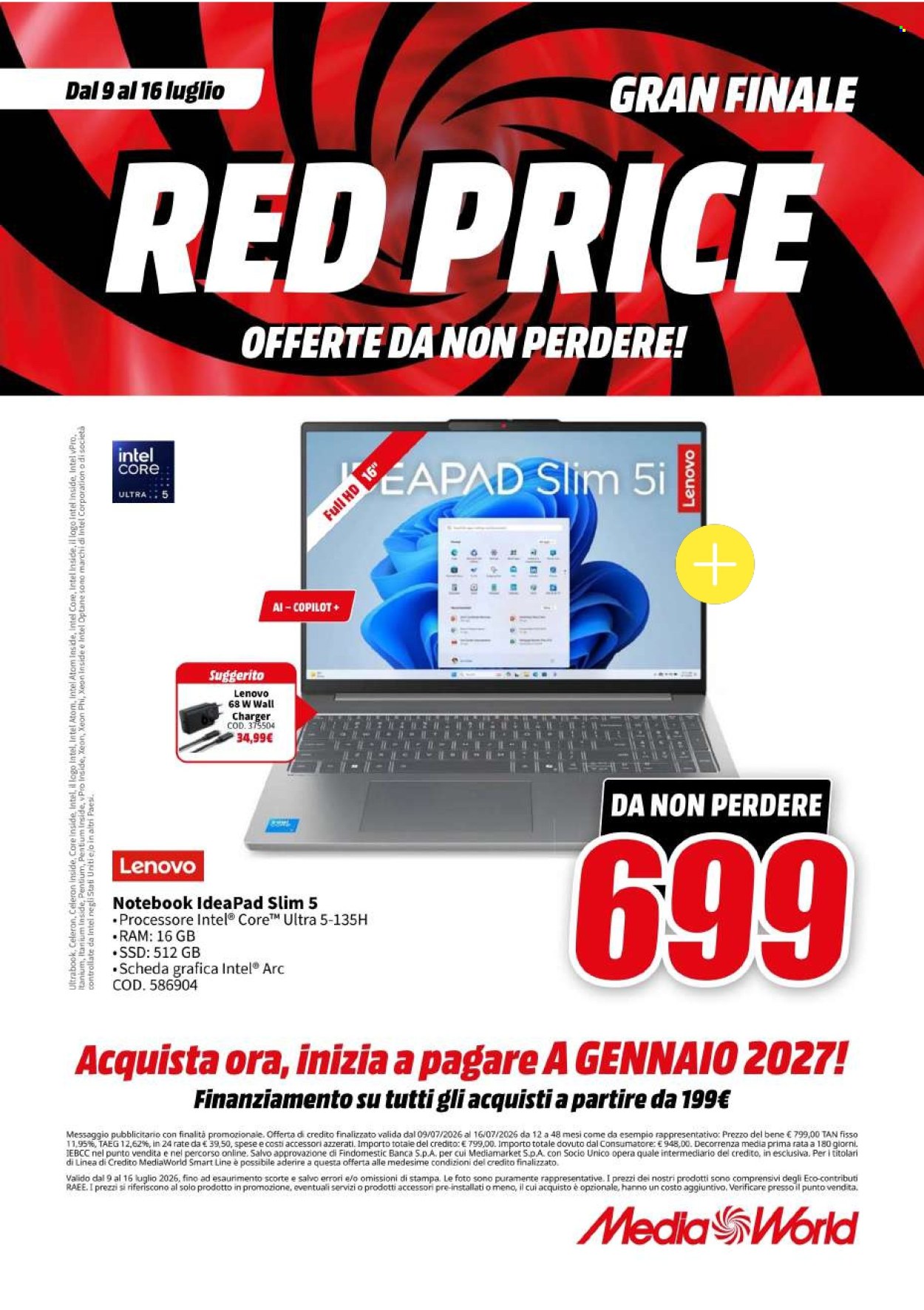 Volantino MediaWorld - 9/7/2026 - 16/7/2026. Pagina 40