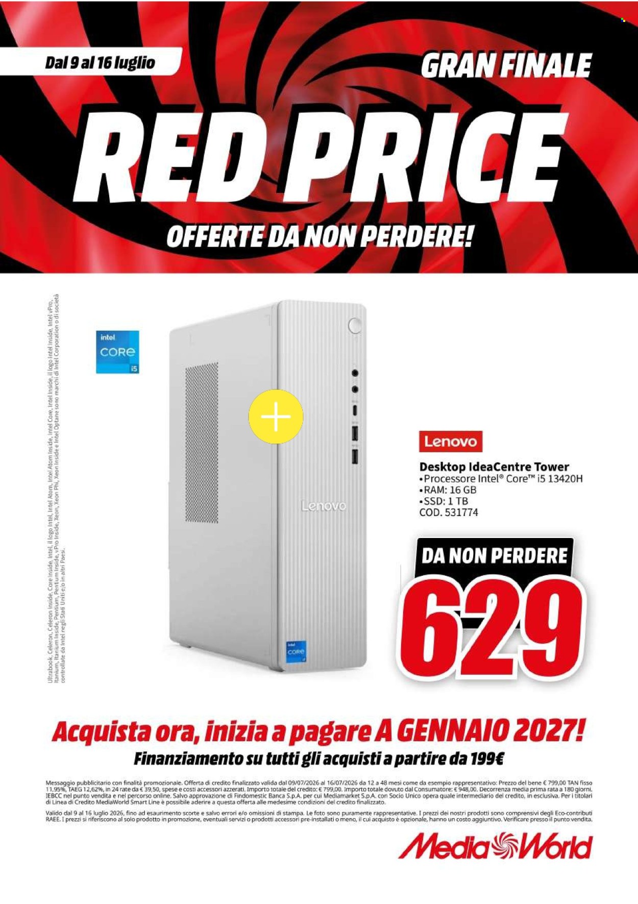 Volantino MediaWorld - 9/7/2026 - 16/7/2026. Pagina 44