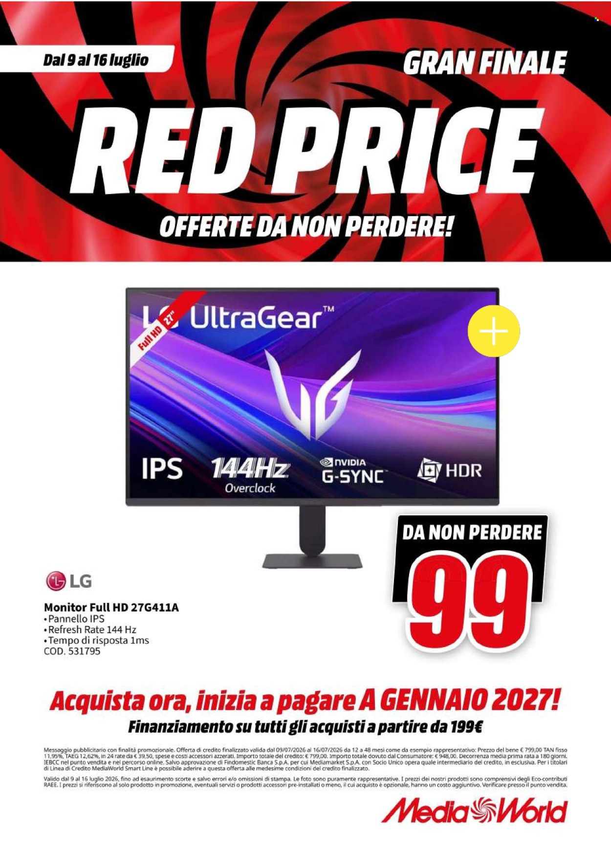 Volantino MediaWorld - 9/7/2026 - 16/7/2026. Pagina 45