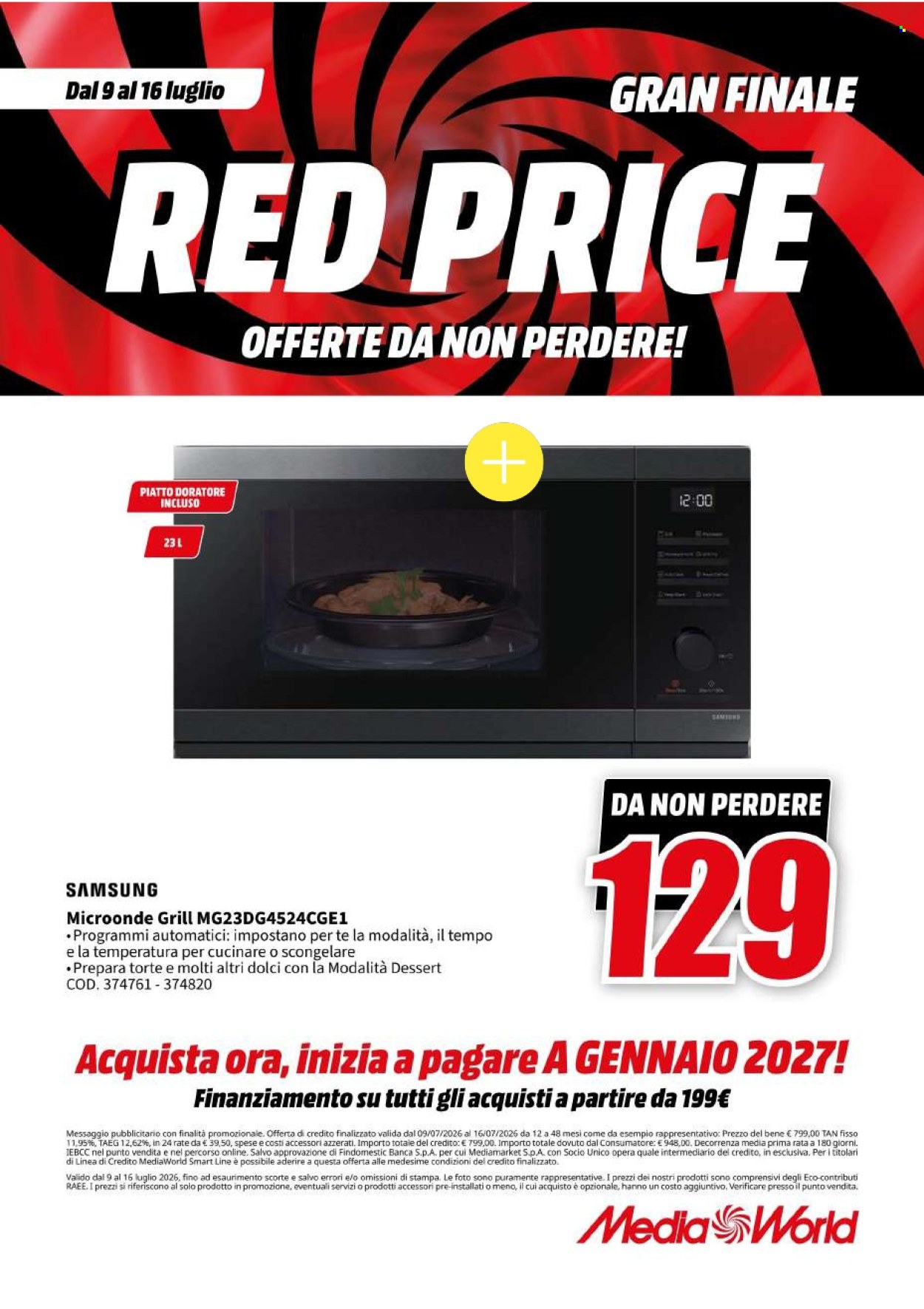 Volantino MediaWorld - 9/7/2026 - 16/7/2026. Pagina 46