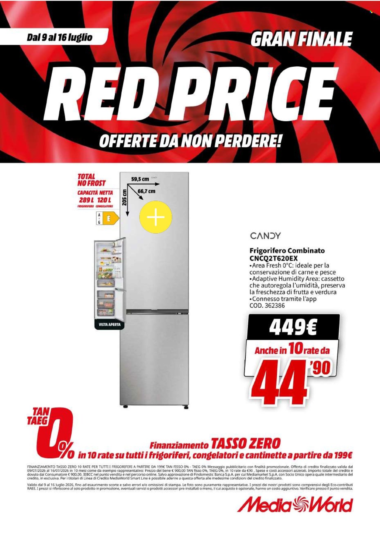 Volantino MediaWorld - 9/7/2026 - 16/7/2026. Pagina 59