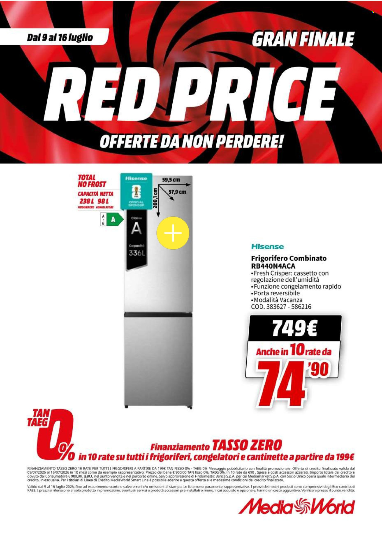 Volantino MediaWorld - 9/7/2026 - 16/7/2026. Pagina 60
