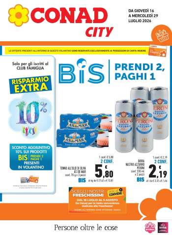 Volantino Conad City - 16/7/2026 - 29/7/2026.
