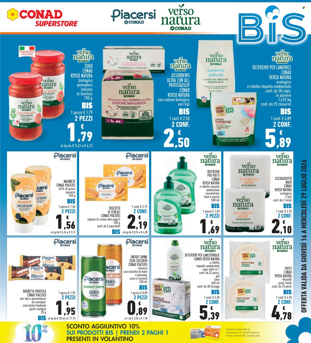 Volantino Conad Superstore - 16/7/2026 - 29/7/2026. Pagina 9