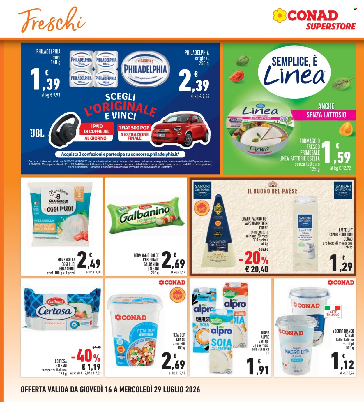 Volantino Conad Superstore - 16/7/2026 - 29/7/2026. Pagina 16